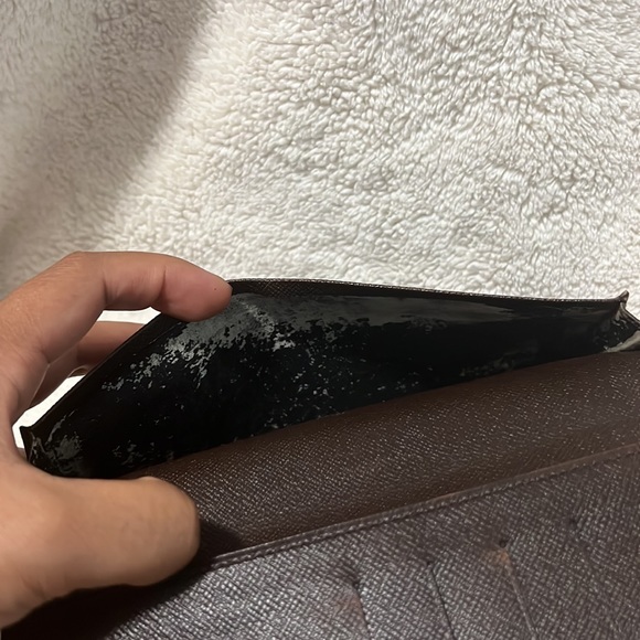 Louis Vuitton Damier Checkbook wallet with card slots Made in France - Picture 6 of 12